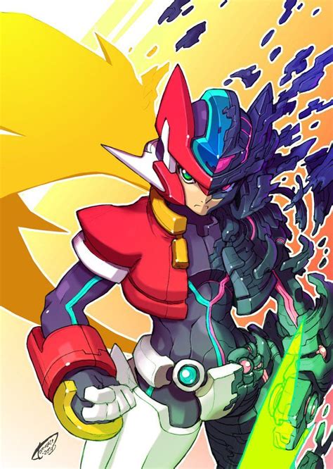 mega man zero fanart|mega man zx fan art.